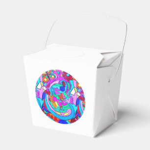 groovy Liebekreis des Hippie Geschenkschachtel