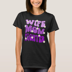 Groovy Mama Ehefrau Kämpfer Lupus Bewusstsein T-Shirt
