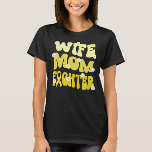 Groovy Mama Ehefrau kämpft gegen Krebs im Kindesal T-Shirt