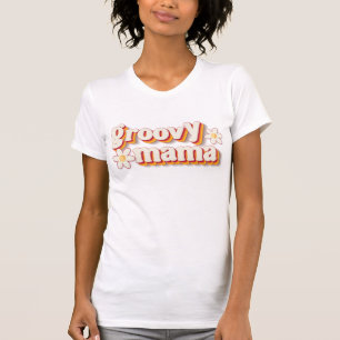 Groovy Mama Retro Birthday Party T - Shirt