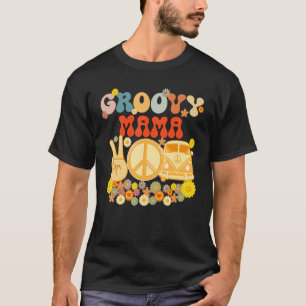 Groovy Mama Retro Matching Family Baby Dusche Moth T-Shirt