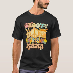 Groovy Mama Retro Matching Family Baby Dusche Moth T-Shirt