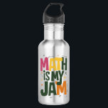 Groovy Math ist mein erster Tag zurück in die Schu Edelstahlflasche<br><div class="desc">Groovy Mathe ist mein erster Tag zurück an die Mathematiklehrer</div>
