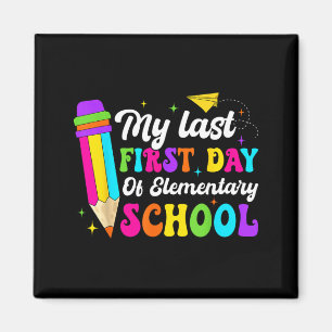 Groovy mein letzter erster Tag in der Grundschule  Magnet