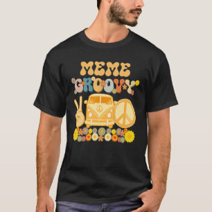 Groovy Meme Retro Matching Family Baby Dusche Moth T-Shirt