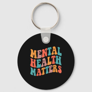 Groovy Mental Health S Human Brain Awareness Schlüsselanhänger