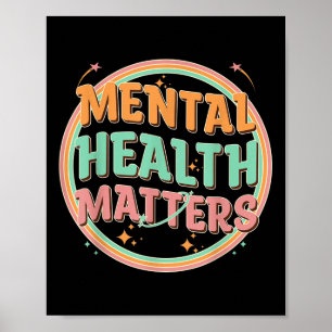 Groovy Mental Health S Human Mental Awareness Poster