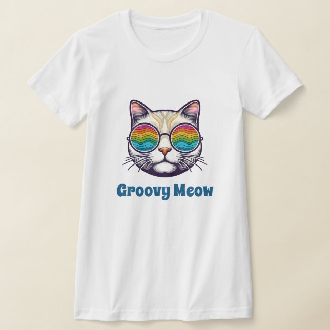 Groovy Meow T-Shirt (Ablage )