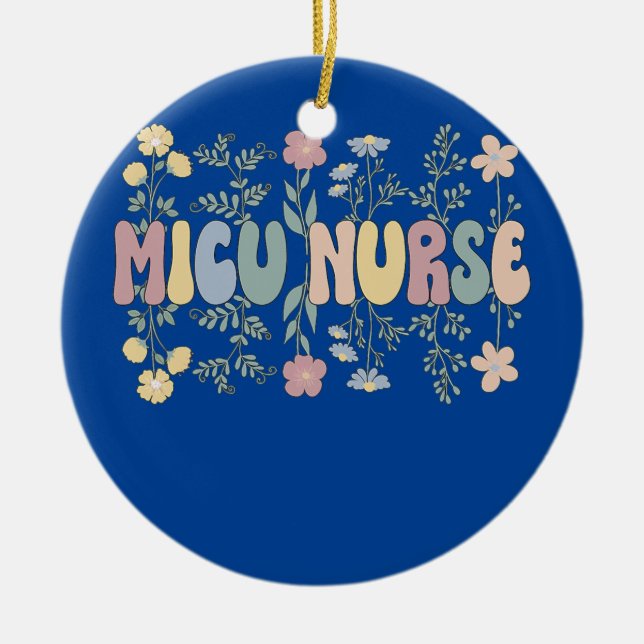 Groovy MICU Medizinische Intensivstation  Keramik Ornament (Vorne)