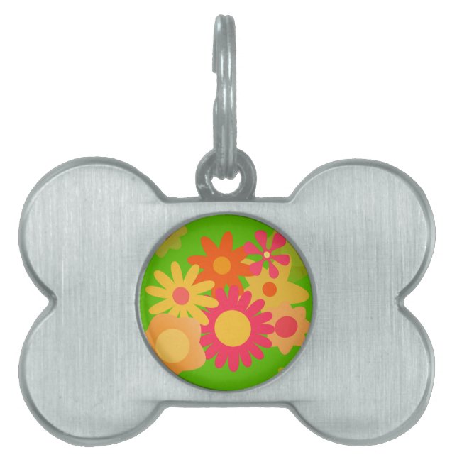 groovy mod Blumendesign Tiermarke (Vorderseite)