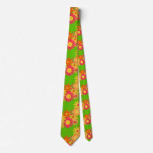 Groovy Mod floral Krawatte