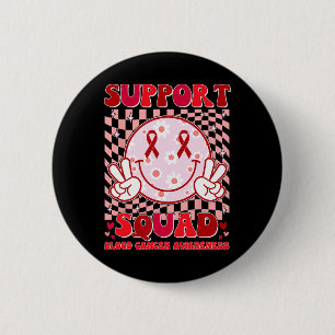 Groovy Motivations-Unterstützungsteam Blutkrebs Aw Button