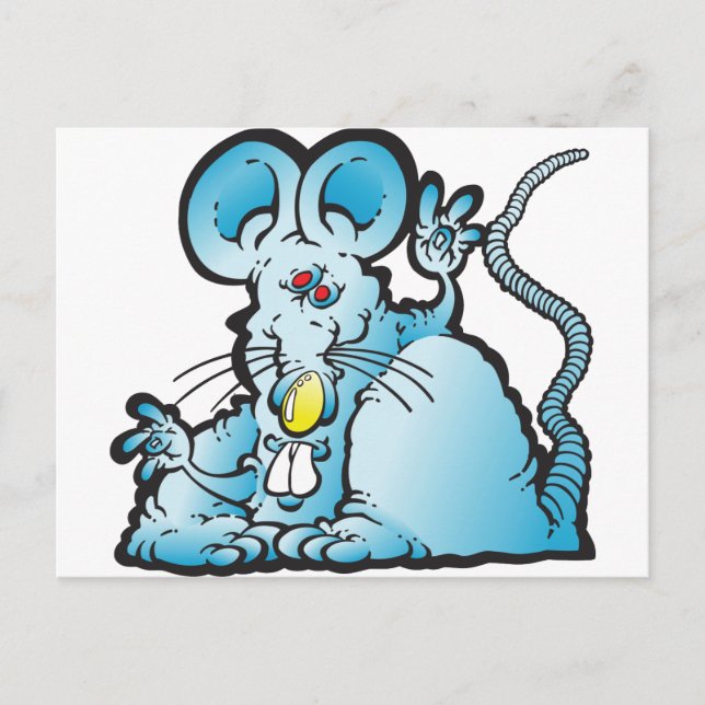 Groovy Mouse Postkarte (Vorderseite)