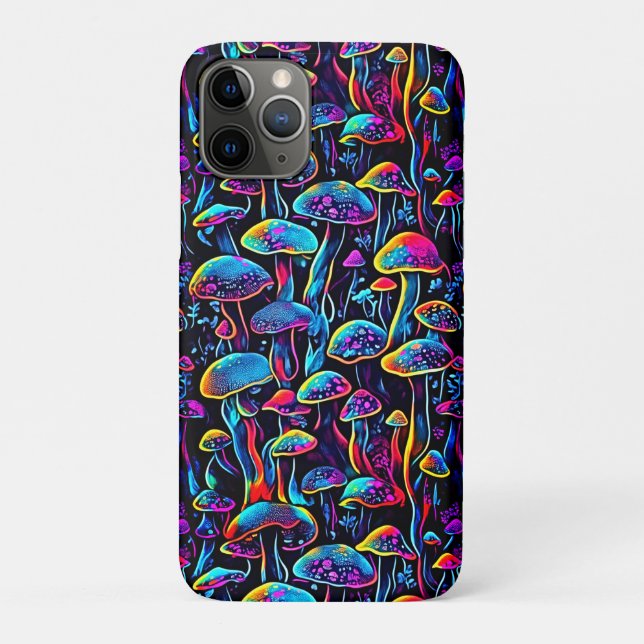 Groovy Mushrooms Pattern Case-Mate iPhone Hülle (Rückseite)