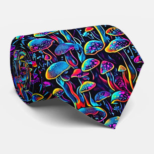 Groovy Mushrooms Pattern Krawatte