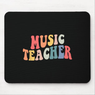 Groovy Music Teacher Team Lehrer zurück zur Schule Mousepad