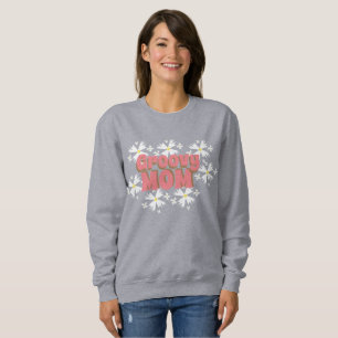 Groovy Muttertag Mama Daisy    Sweatshirt