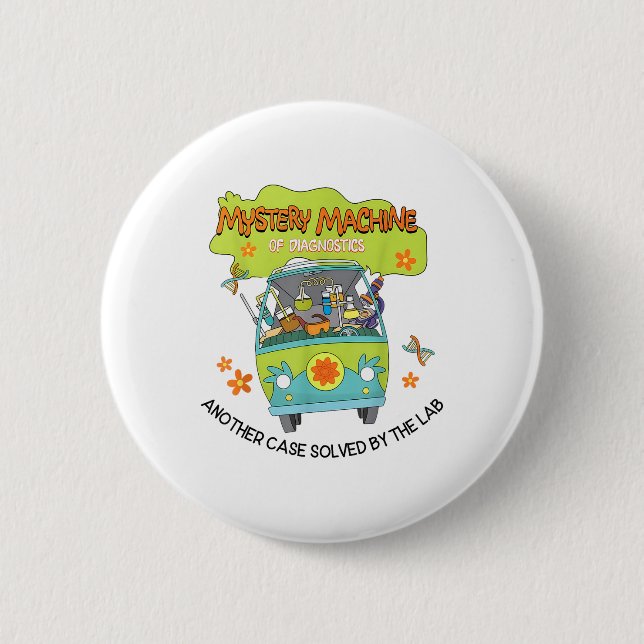 Groovy Mystery Machine Diagnostics Labrador Tech L Button (Vorderseite)