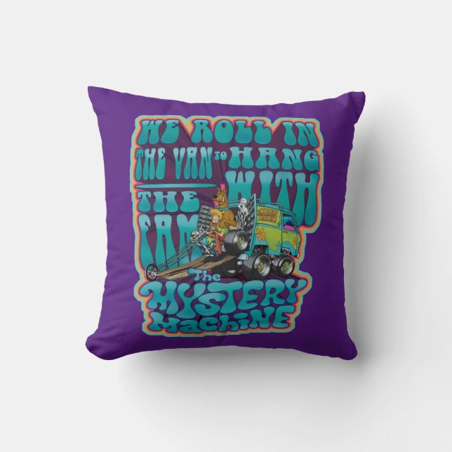 Groovy Mystery Machine Fam Graphic Kissen (Vorderseite)