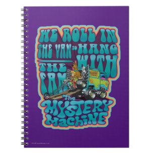Groovy Mystery Machine Fam Graphic Notizblock