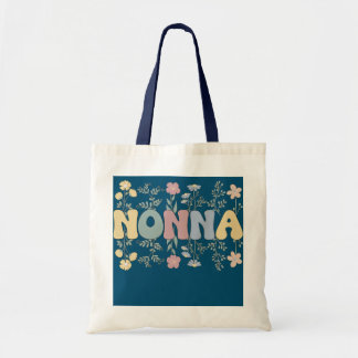 Groovy Nonna Grandmutter Blume Nonna Grandma Tragetasche