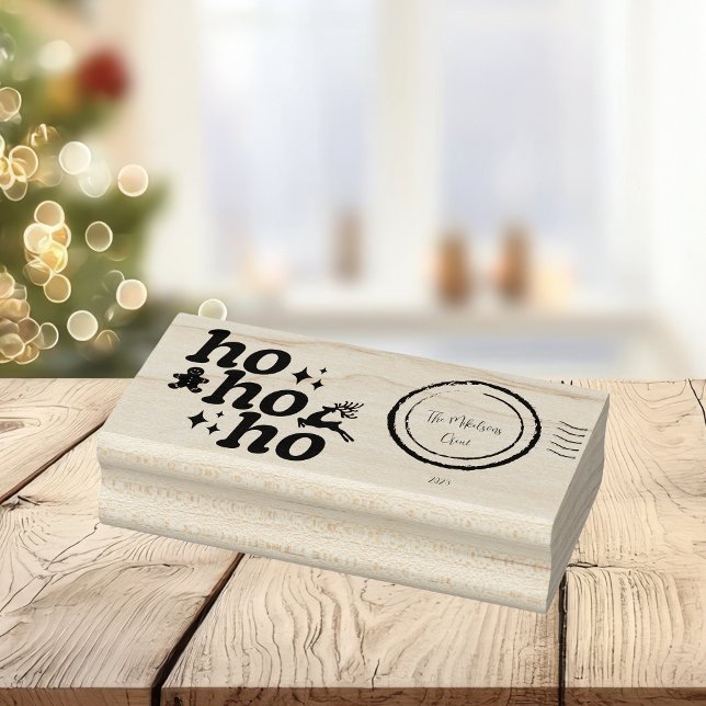 Groovy Nutcracker Retro Pastel Christmas Gummistempel (Von Creator hochgeladen)