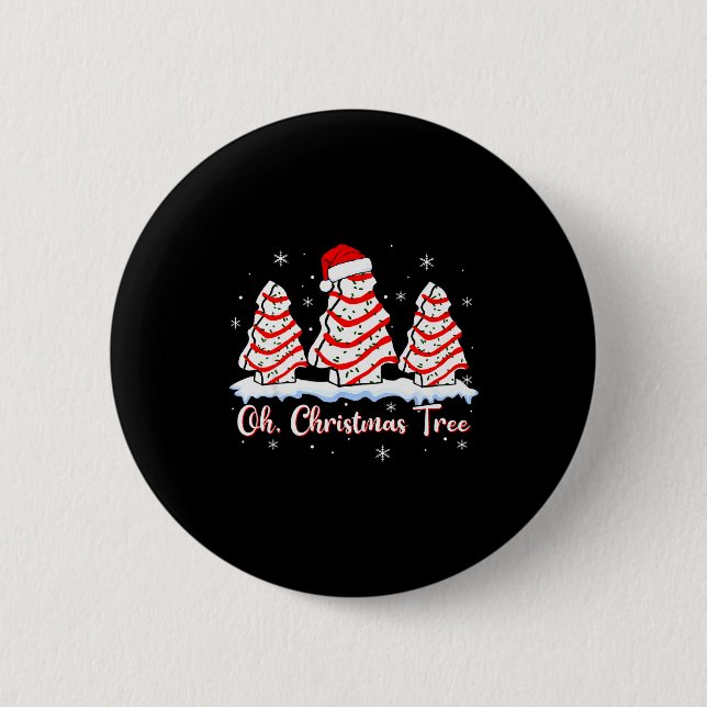 Groovy Oh Christmas Tree Cakes Debbie Beckey Jen C Button (Vorderseite)
