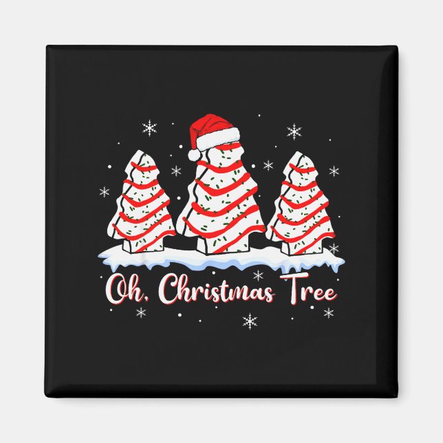 Groovy Oh Christmas Tree Cakes Debbie Beckey Jen C Magnet (Vorne)