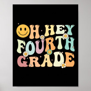 Groovy Oh Hey, 4. Klasse zurück zum Schullehrer Poster