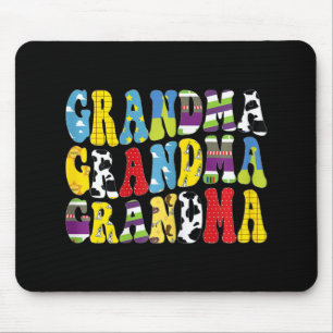 Groovy Oma Matching Family Birthday Mother#39; Mousepad