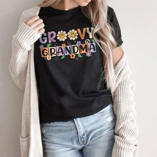 Groovy Oma T - Shirt, Funny Oma Squad T-Shirt