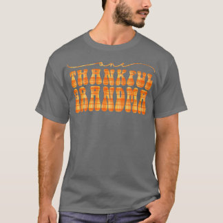 Groovy One Thankful Oma Hello Fall Vibes Danke T-Shirt