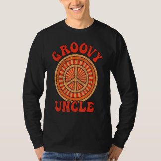 Groovy Onkel 70er Ästhetische Nostalgie in den 197 T-Shirt