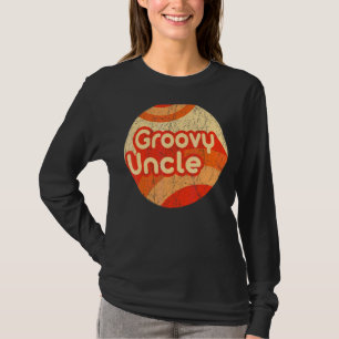 Groovy Onkel 70er Ästhetische Nostalgie in den 197 T-Shirt