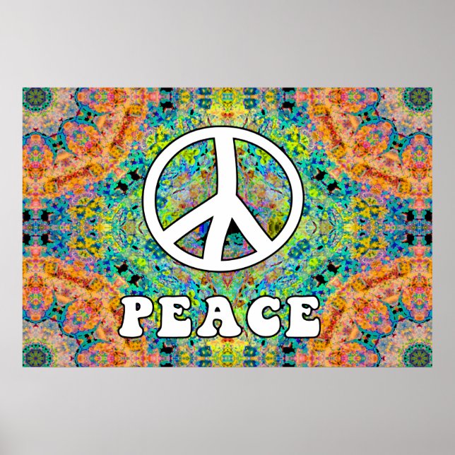 Groovy Peace Poster (Vorne)