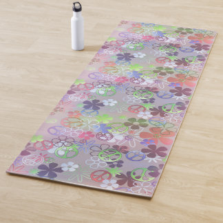 Groovy Peace Signs and Blume Yoga Mat Yogamatte