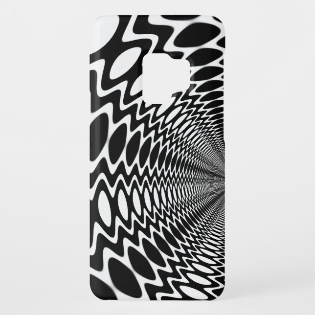 Groovy Peace Soundwaves BW Ver.2. Galaxy S3 Case (Rückseite)