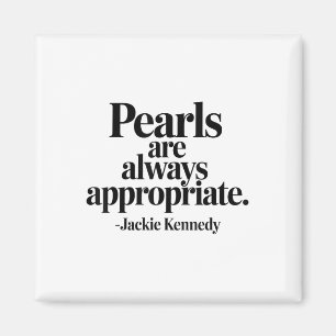 Groovy Pearls sind immer angemessen KlickBirne Magnet