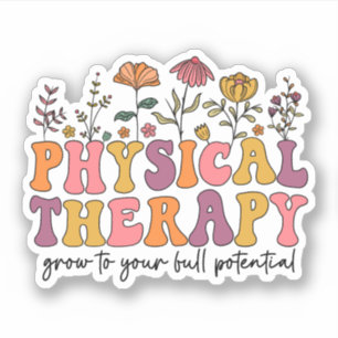 Groovy Physical Therapist - Niedliche Physical The Aufkleber