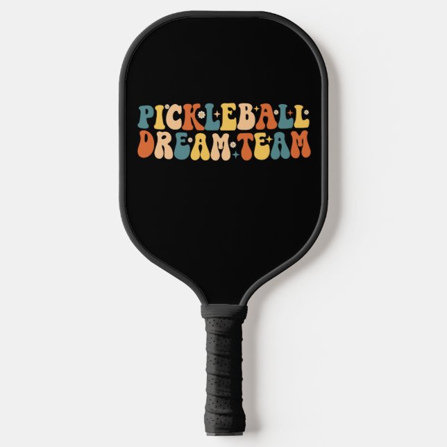 Groovy Pickleball Dream Team Pickleball Schläger (Vorderseite)