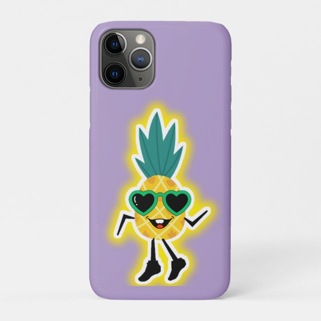 Groovy Pineaple Vibes - Cool Obstbäume Cartoon Case-Mate iPhone Hülle (Rückseite)