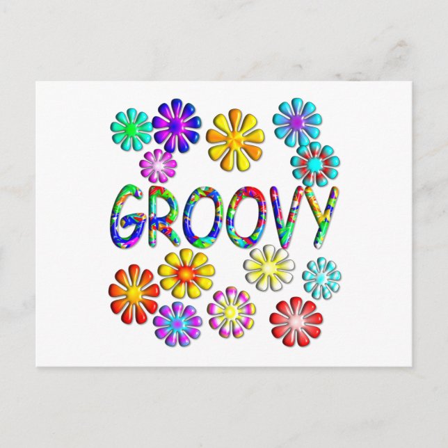Groovy Postkarte (Vorderseite)