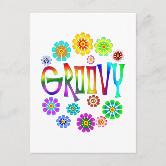 GROOVY POSTKARTE (Vorderseite)