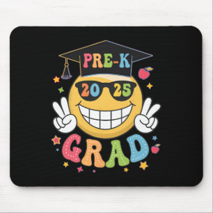 Groovy Pre-K Absolvent Glückwunsch zum Abschluss C Mousepad