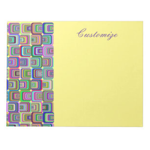 Groovy Psychedelic Hippie-Stil Thunder_Cove Notizblock