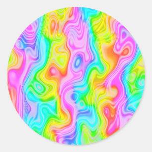 Groovy Psychedelic Stickers