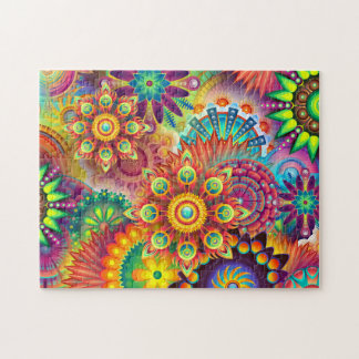 Groovy Psychedlic Kaleidoskop Farben schwierig