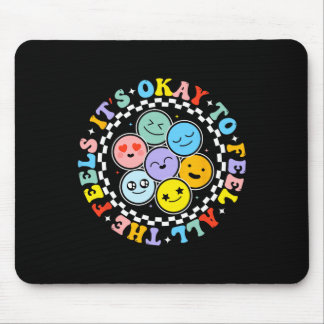 Groovy psychische Gesundheitsaufklärung Es ist oka Mousepad