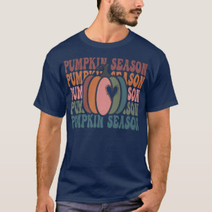 Groovy Pumpkin Saison im Herbst Danke T-Shirt