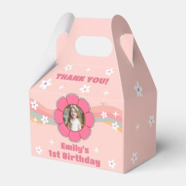 Groovy Rainbow Birthday Party Fevor Box Geschenkschachtel